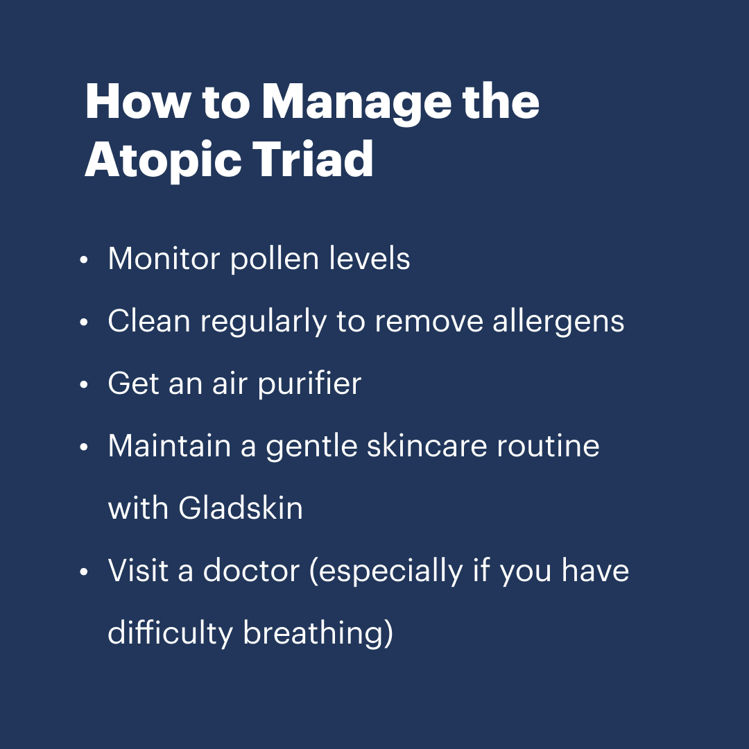 Happy #WorldAsthmaDay! If you have eczema, you might also have asthma. Swipe through to find out why and how you can manage these conditions.

Read more about the atopic triad: l8r.it/7I4P

#eczema #asthma #inflammatoryconditions