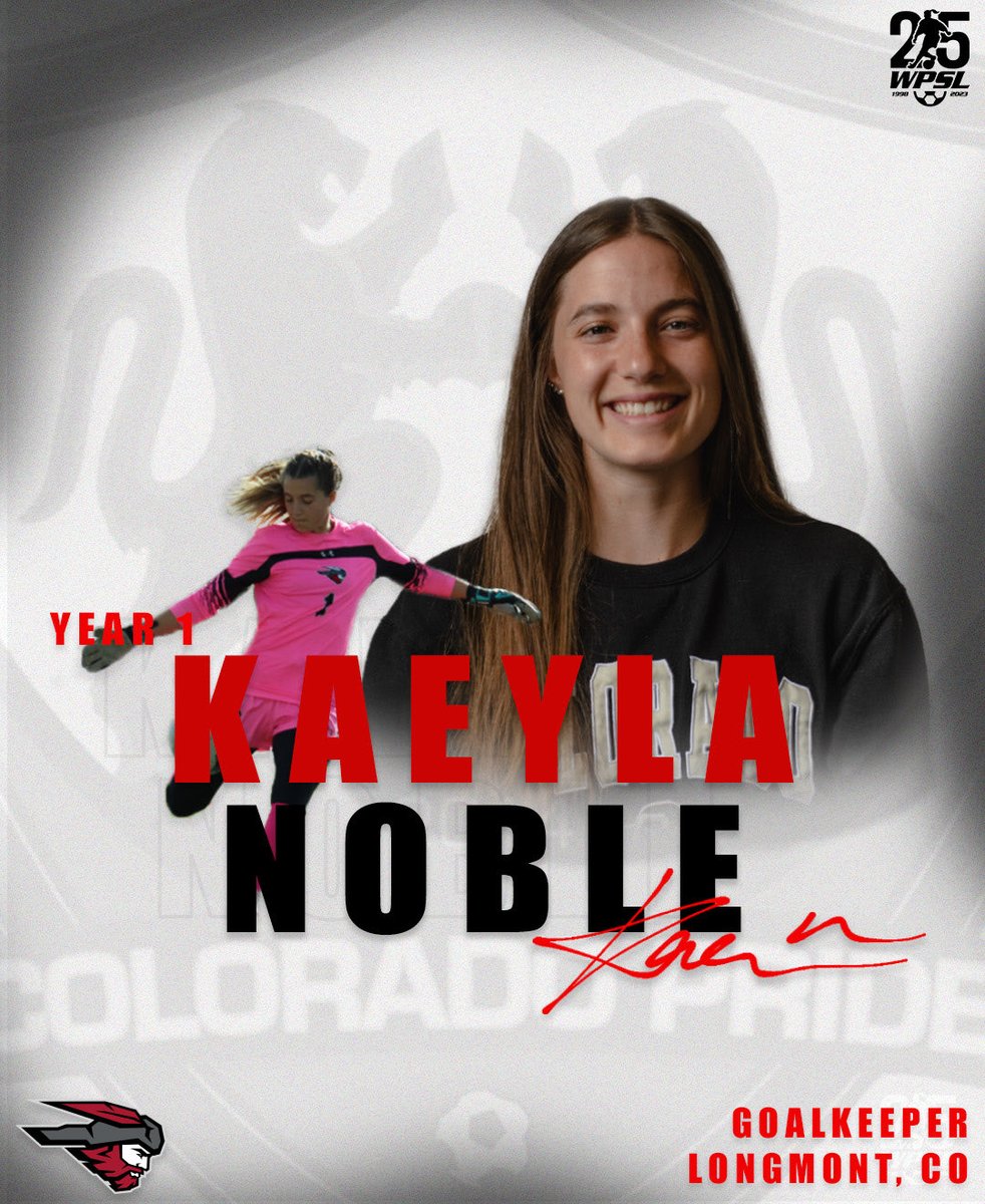 Pridetopro's tweet photo. Say hello to goalkeeper @kaeylanoble !!

When she is not playing soccer you can find her in a coffee shop drinking an iced almond milk vanilla latte, and she always has athletic tape in her bag.

Welcome to the team Kaeyla Noble!
#wpsl #semiprofessional #HerGame https://t.co/73ceEWsJAg
