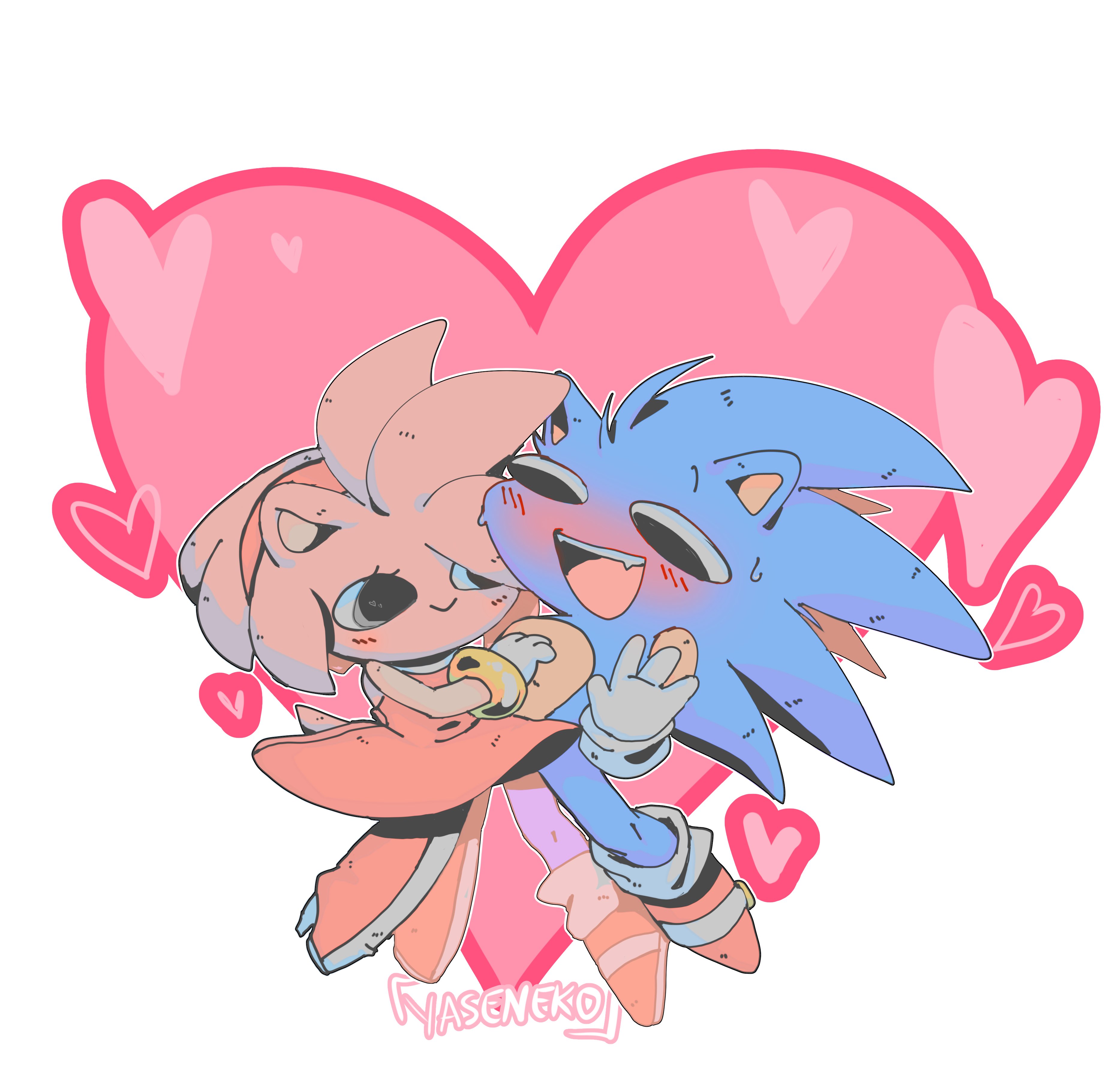 I draw sonic scruncly on X: short sonamy comic #SonAmy