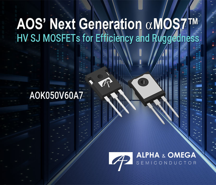 AOS Releases 600V 50mohm aMOS7™ Super Junction MOSFETs Family …bit.ly/42jt5Kg
#mosfet #superjunction #datacenter #rectifiers #evcharging #inverters #Jireh