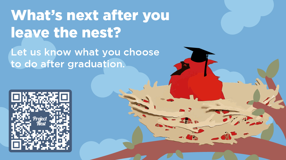 What's next after you leave the nest? Let us know what you're up to after graduation by completing the Project Nest survey sent to your "ilstu" email account. #YourRedbirdLlfe