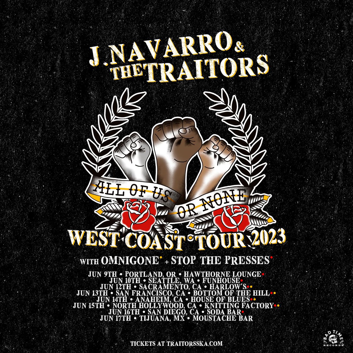 WEST COAST TOUR NEXT MONTH! LET’S GO!!!!