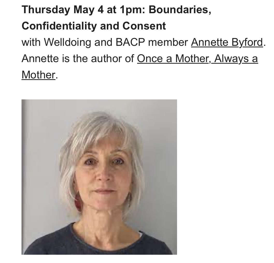 Looking forward to online CPD event with ⁦<a href="/LouiseChunn/">Louise Chunn</a>⁩ ⁦<a href="/Welldoing_Org/">Welldoing.org</a>⁩