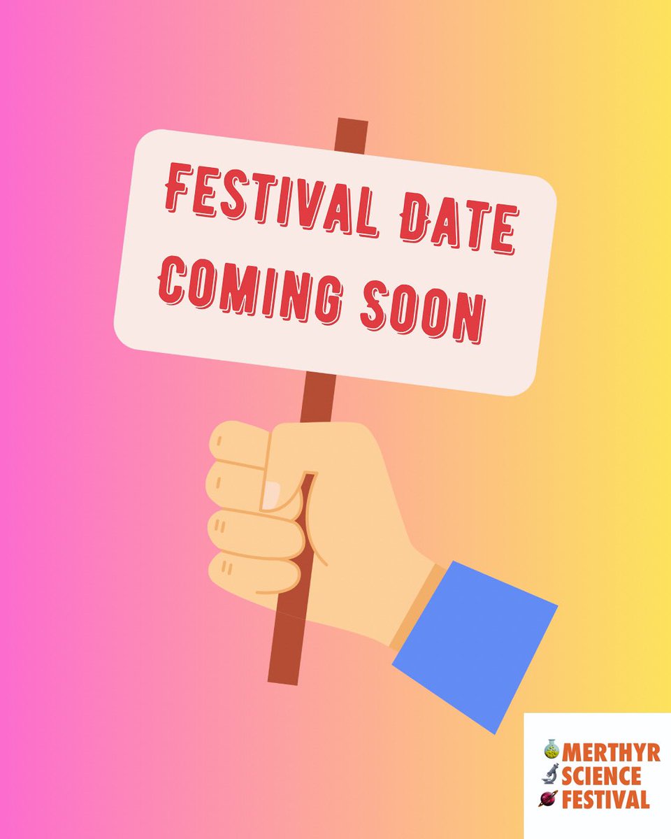 Merthyr Science Festival (@merthyrscience) on Twitter photo ๐
๐๐ฌ๐ญ๐ข๐ฏ๐๐ฅ ๐๐ง๐ง๐จ๐ฎ๐ง๐๐๐ฆ๐๐ง๐ญ! ๐ฃ โฃ
โฃ
Stay tuned for some exciting MSF announcements coming this Thursday. We have confirmed the date and venue! โฃ
โฃ
Merthyr Science Festival is back for its 5th run and is going to be bigger and better than ever! Watch this space! ๐
๐๐ฌ๐ญ๐ข๐ฏ๐๐ฅ ๐๐ง๐ง๐จ๐ฎ๐ง๐๐๐ฆ๐๐ง๐ญ! ๐ฃ โฃ
โฃ
Stay tuned for some exciting MSF announcements coming this Thursday. We have confirmed the date and venue! โฃ
โฃ
Merthyr Science Festival is back for its 5th run and is going to be bigger and better than ever! Watch this space!