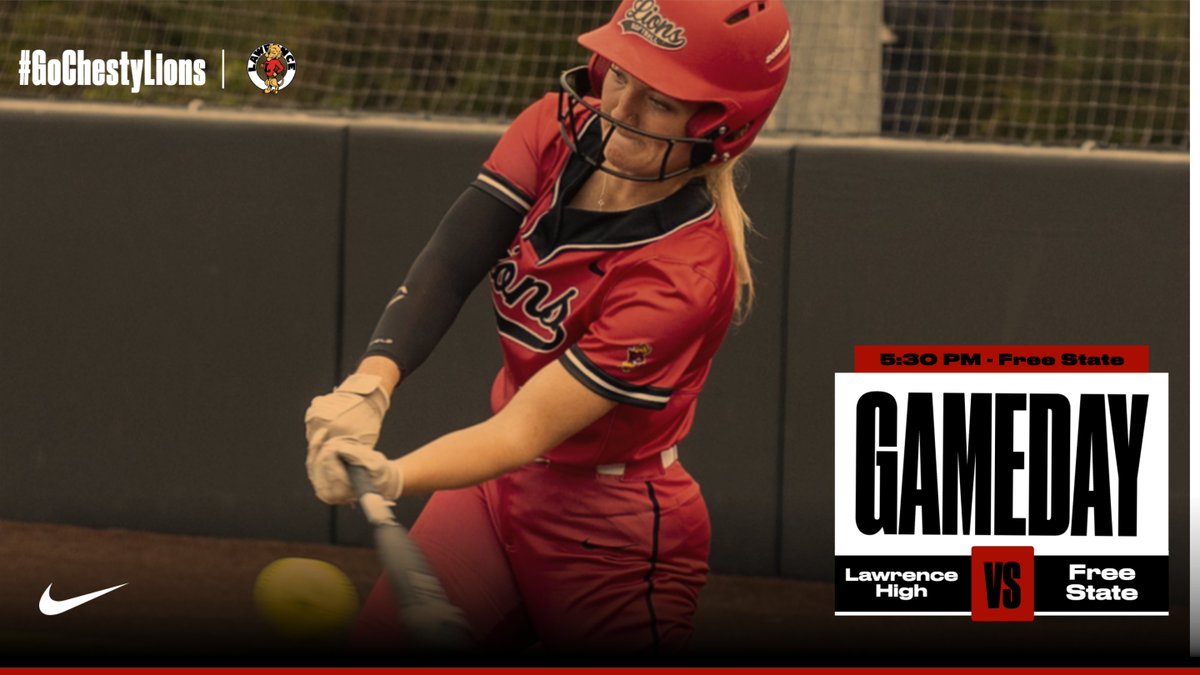 LawHS_Athletics's tweet photo. Softball Game Day!
📍 Free State
⏰ 5:30 pm
🆚 Free State High School
🎟 $7 and $5
🦁🔥🥎 🌻
https://t.co/g4LWyI4OzO
https://t.co/Qq1MYffL0o
#GoChestyLions #Finish #LionTrained https://t.co/h41bH3XzOL