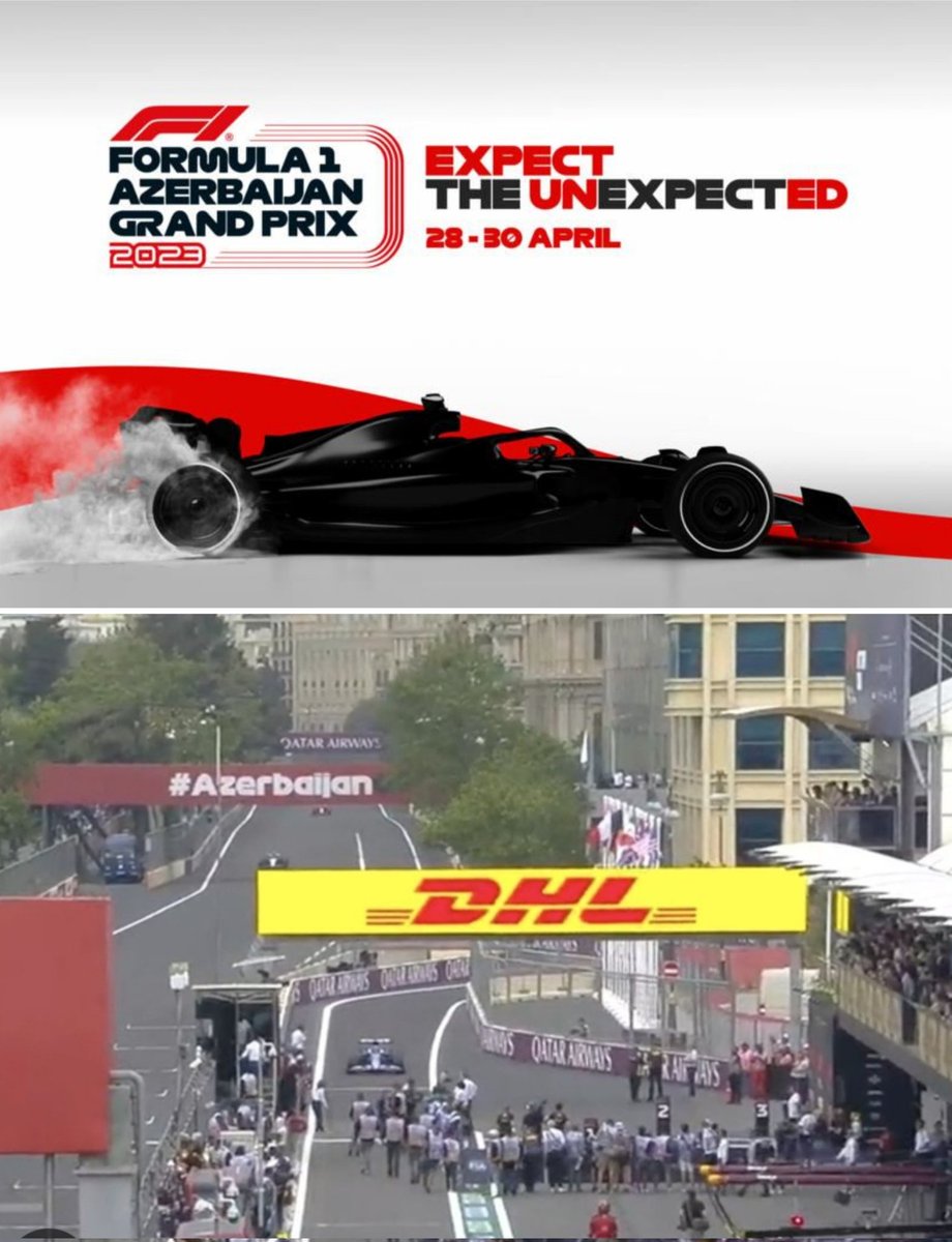 scarebus1's tweet photo. FIA disappointed no one read their signs.
#AzerbaijanGP https://t.co/vQGwMUDFan