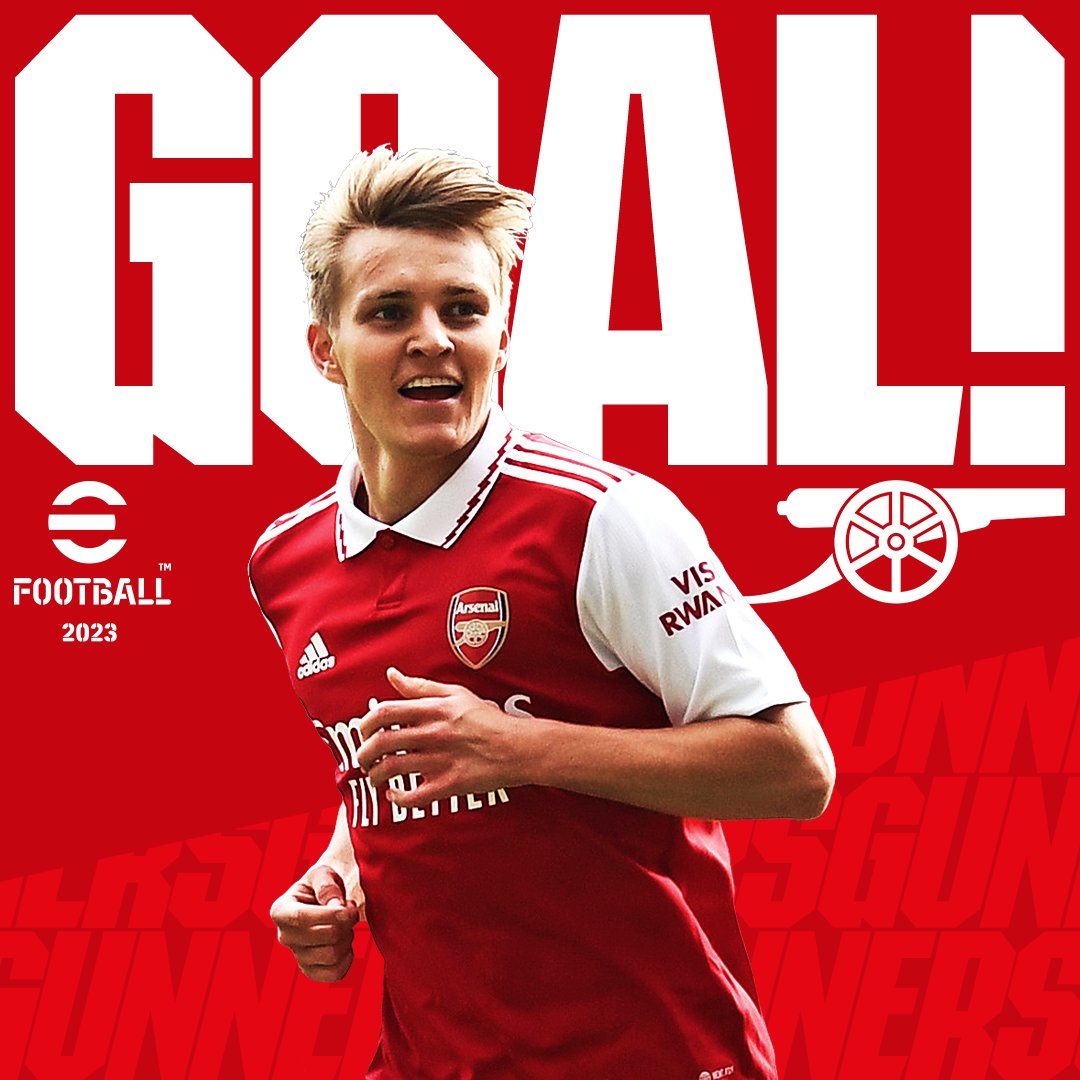 Arsenal's tweet image. 🚀 WHAT A STRIKE

🤩 THE SKIPPER CURLS HOME IN OFF THE CROSSBAR

🔴 1-0 🔵 (18)