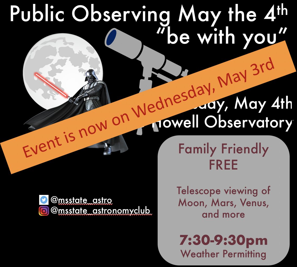 Public night will be tomorrow, Wednesday, May 3rd