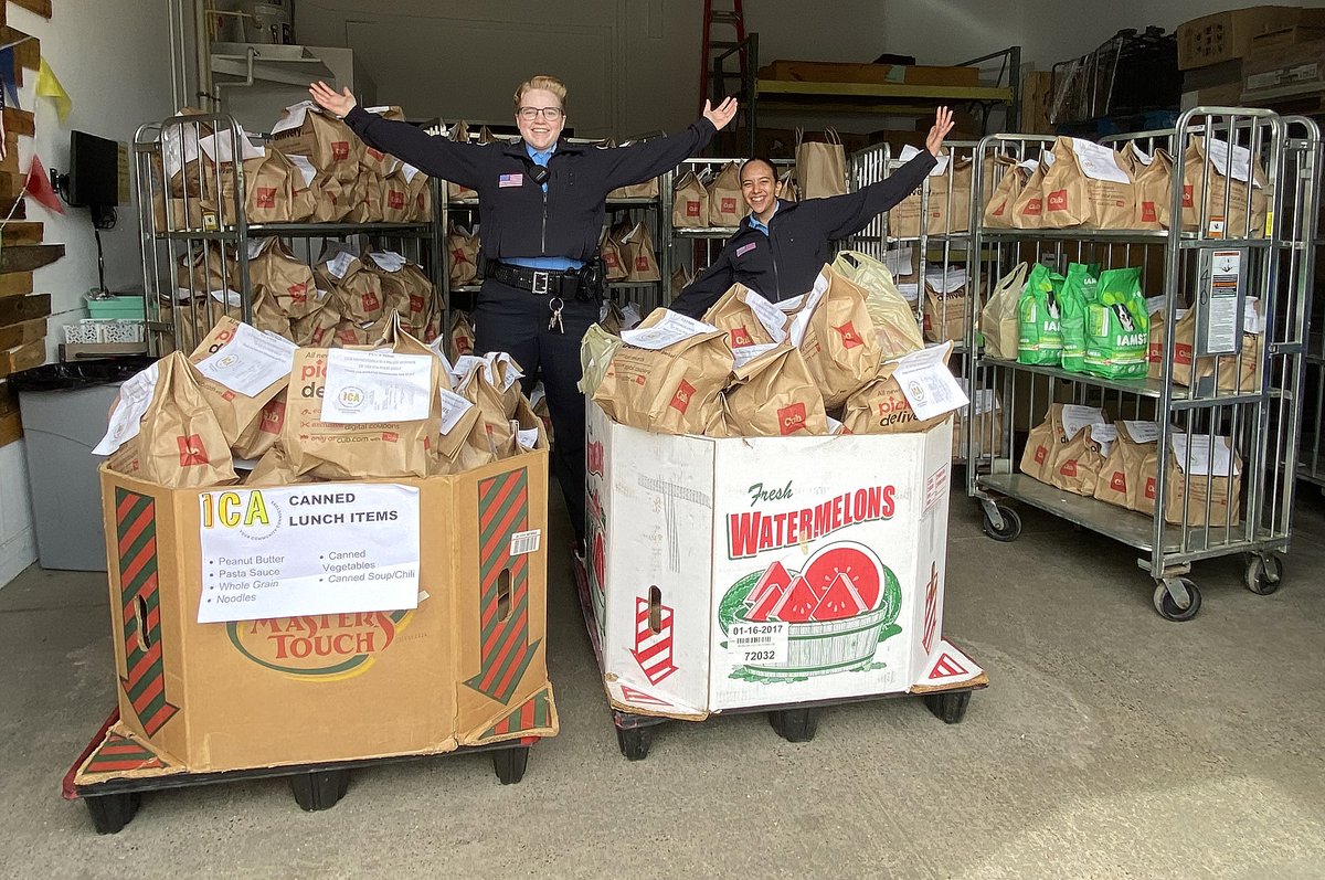mtkapd's tweet photo. All we can say is WOW. You came out big Saturday for #StuffTheSquad for @ICAFoodShelf filling five squads with 1,988 lbs of food and $211 in cash donations. Thank you for making a difference in our community. #mtkaproud https://t.co/lA4YlWw3qX