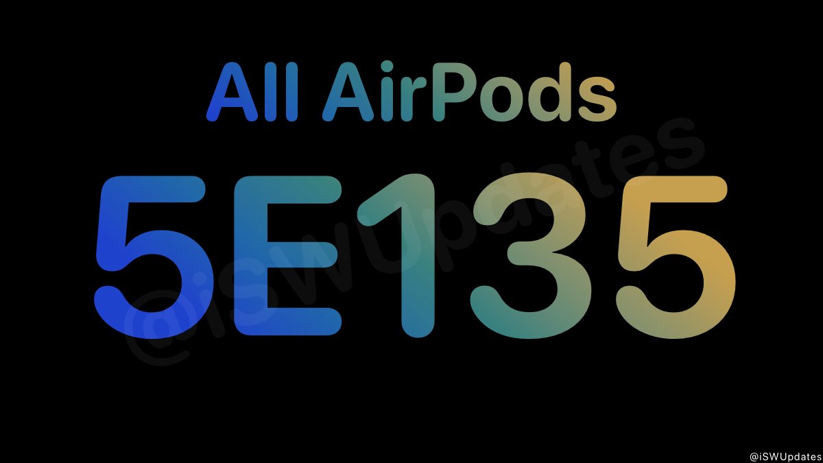 iSoftware Updates on Twitter: "AirPods 2/3/Pro/Pro 2/Max firmware 5.4