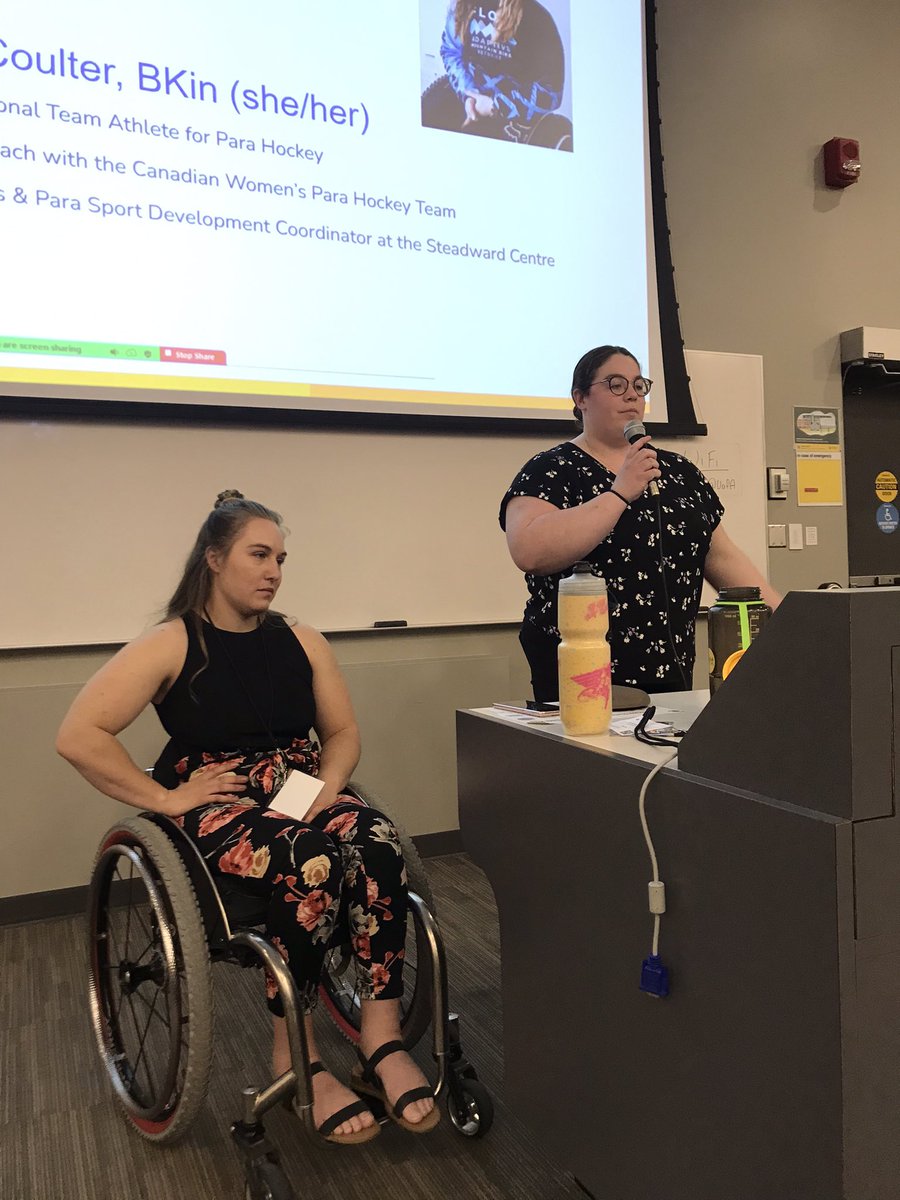 Thanks to <a href="/gencoulter/">Geneva Coulter</a> and Sierra Roth for a great presentation on <a href="/steadwardcentre/">The Steadward Centre</a>’s Athletes2Coaches program to bring the para athlete perspective to the National Coaching for Para Sport Summit!!
