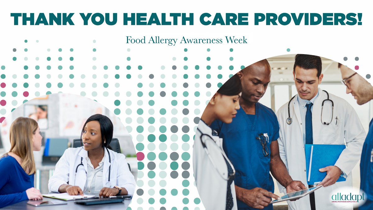 We’re joining FARE (@foodallergy) during #foodallergyawarenessweek to raise awareness of #FA. Today, we honor health care providers who make a difference in the FA community. The work they do is invaluable in the lives of food allergy patients, family, friends &amp; caregivers. #FAAW