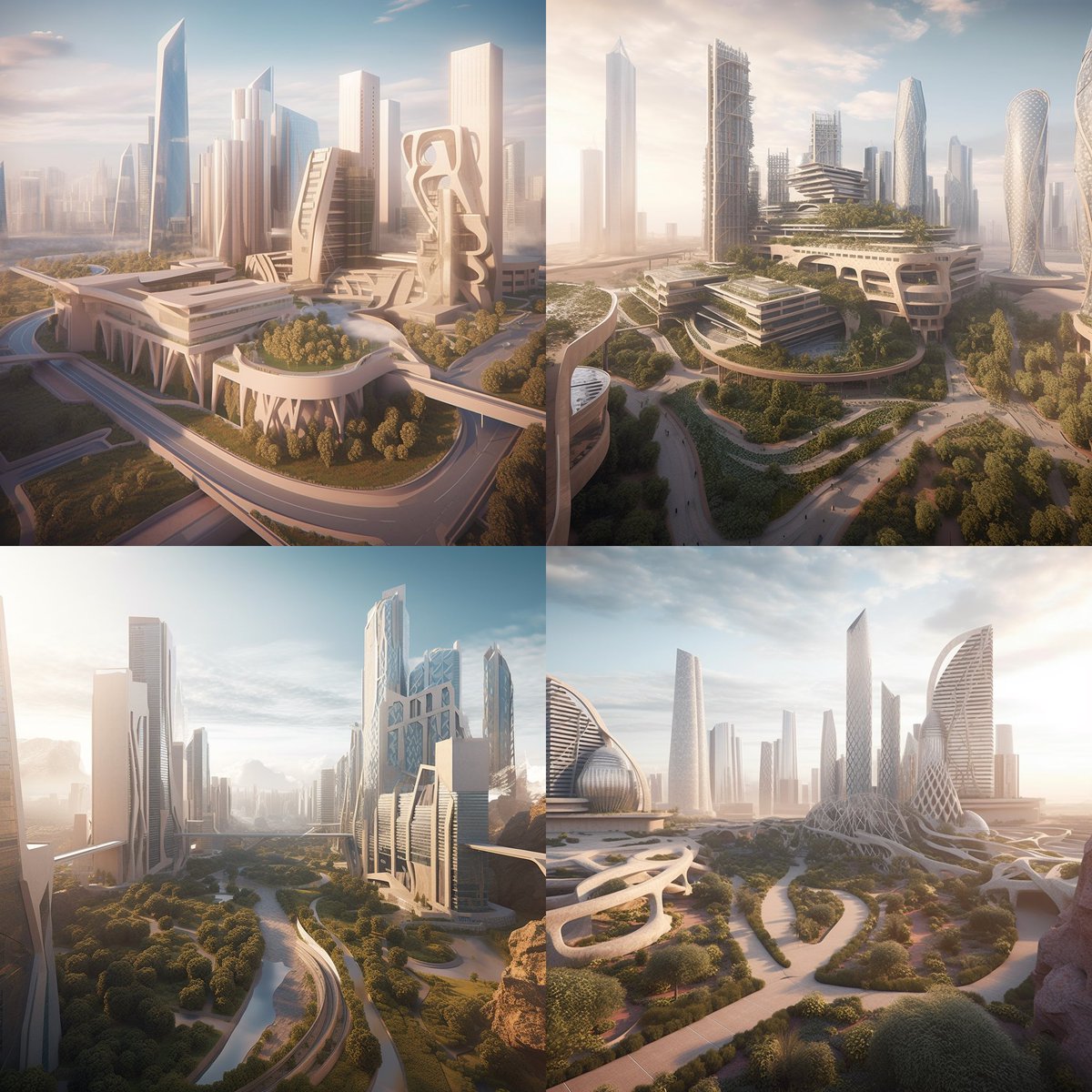 A2Alturki's tweet image. من الممكن أن يأخذنا الذكاء الصناعي في رحلة ملهمة إلى مستقبل الرياض المعماري!  من خلال تحليل المعالم الحالية مثل برج المملكة وبرج الفيصلية وKAFD ، يولد الذكاء الاصطناعي تصميمات ذات رؤية تمزج بين التقاليد والابتكار.  استكشف هذه الأمثلة المثيرة للتفكير وتخيل الإمكانيات اللامحدودة …