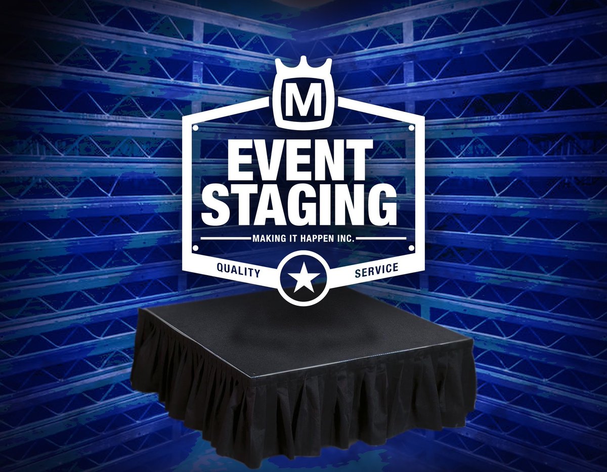 Purebackline's tweet image. We also do full event staging. Private events, corporate events, any event that needs a stage presence we can accommodate.
#eventstage #privateevent #familyevents #weddings #fullstageproduction