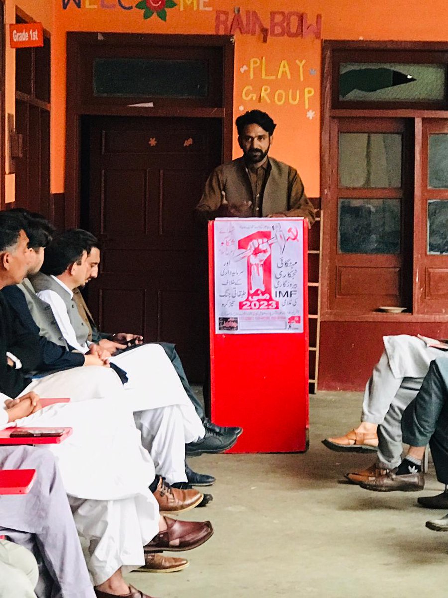 Strugglepk's tweet photo. #Swat
Public meeting by #PTUDC on #MayDay2023 at Swat, Malakand KPK. It was attended by rights activists, students and workers. https://t.co/oNzKvfBfDJ