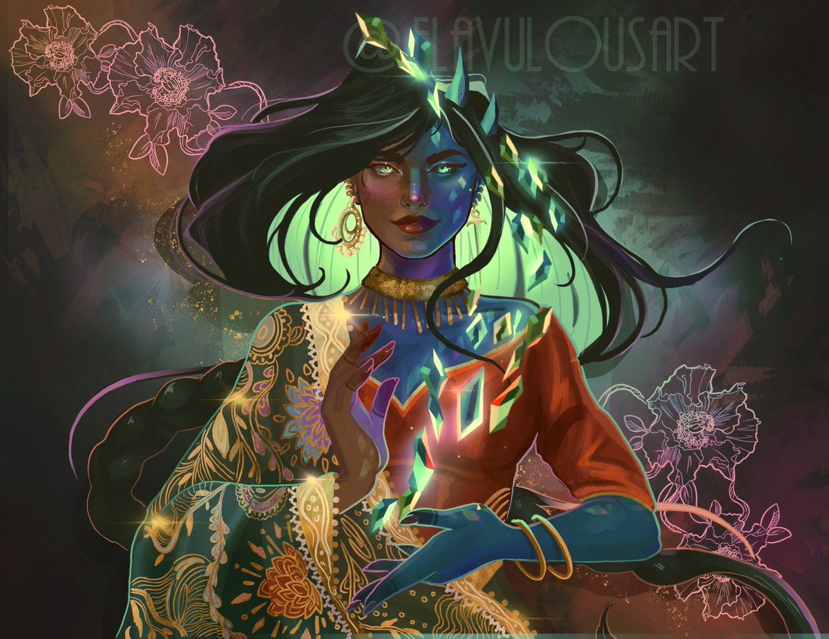 <a href="/itsyiren/">𝕄𝕒𝕣𝕚𝕖</a> s beautiful character Emma who is half jotun 😍