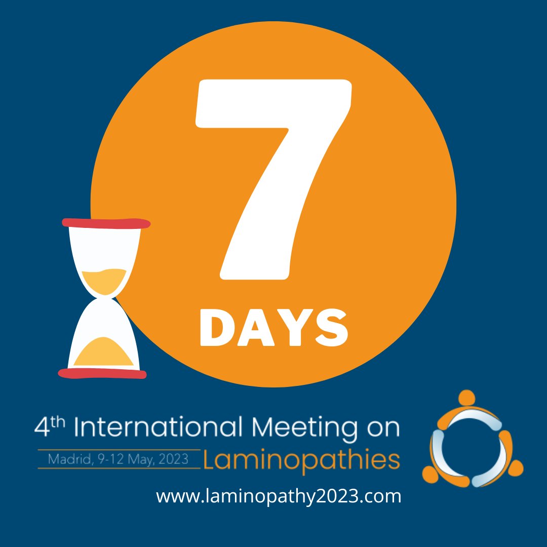 International Meeting on Laminopathies (@imlaminopathies) on Twitter photo 📢 Get ready for the biggest event of the year in #Laminopathies! The <a href="/IMLaminopathies/">International Meeting on Laminopathies</a> is only 7 days away!
Don't miss out on the chance to connect with experts from around the world! 🌎
📍 Madrid, Spain
🗓️ 9-12 May
🔗 laminopathy2023.com 📢 Get ready for the biggest event of the year in #Laminopathies! The <a href="/IMLaminopathies/">International Meeting on Laminopathies</a> is only 7 days away!
Don't miss out on the chance to connect with experts from around the world! 🌎
📍 Madrid, Spain
🗓️ 9-12 May
🔗 laminopathy2023.com