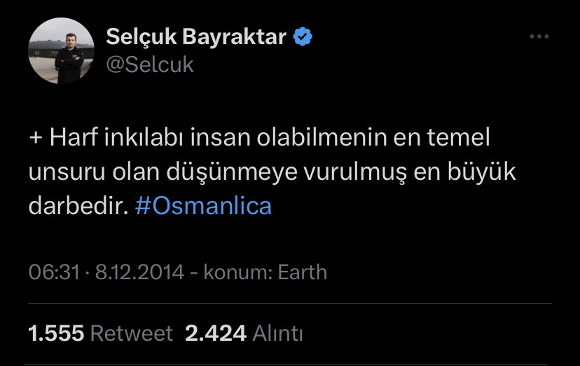 Hmm demek öyle, gerçek bir dehaymış cidden…