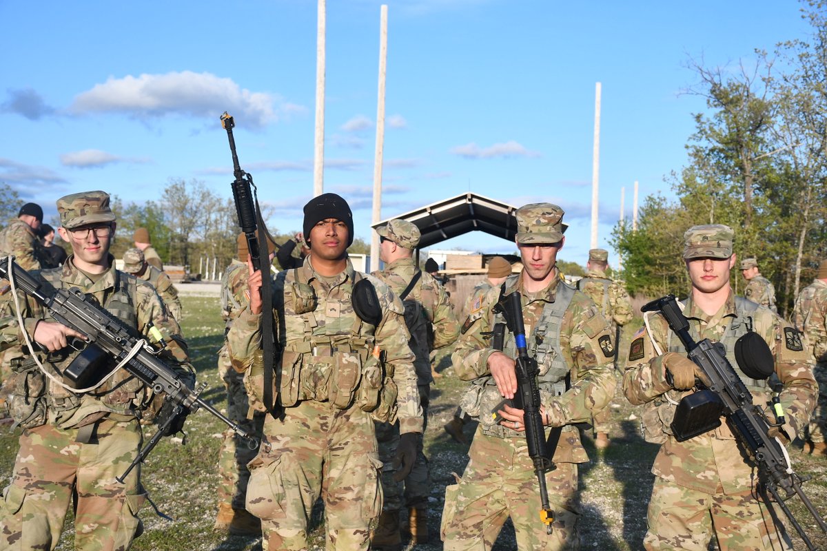 MoStateArmyROTC's tweet photo. Day 3 of 4: On the third day of JFTX, all platoons woke up to a cold and brisk morning from their Patrol Bases and jumped right into more missions.  All cadets performed excellently! Way to lead from the front cadets!🐻

#BeAllYouCanBe #armyrotccadet #3rdbdearmyrotc https://t.co/tK2AuTQdM7