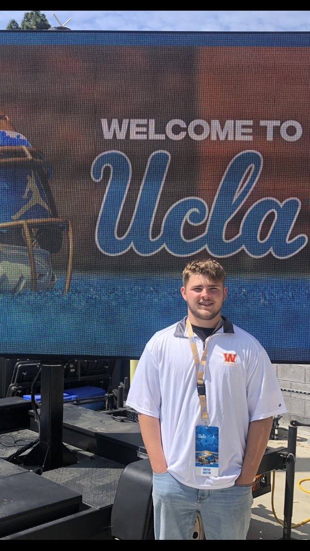 Had a great trip to @UCLAFootball and got to meet a few coaches and watch practice. #BruinNation