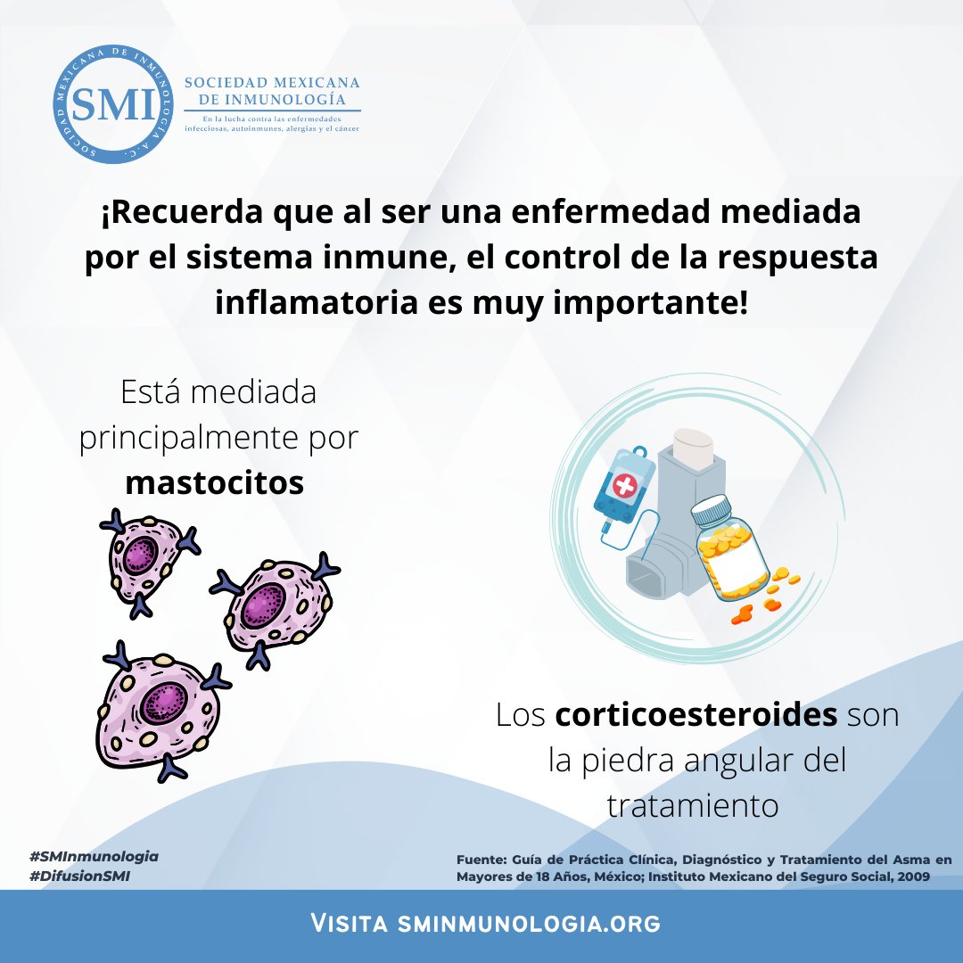 SMInmunologia's tweet photo. 🌬️Hoy, 2 de mayo, nos unimos para crear conciencia en el Día Mundial del Asma. 🌍
👩⚕️ Desde #DifusionSMI te invitamos a conocer más sobre este interesante tema
#SMInmunología #DíaMundialDelAsma #AsmaControlada #RespiraMejor #SaludRespiratoria
Contenido: Yari 🌾 https://t.co/Mc2wIafYJv