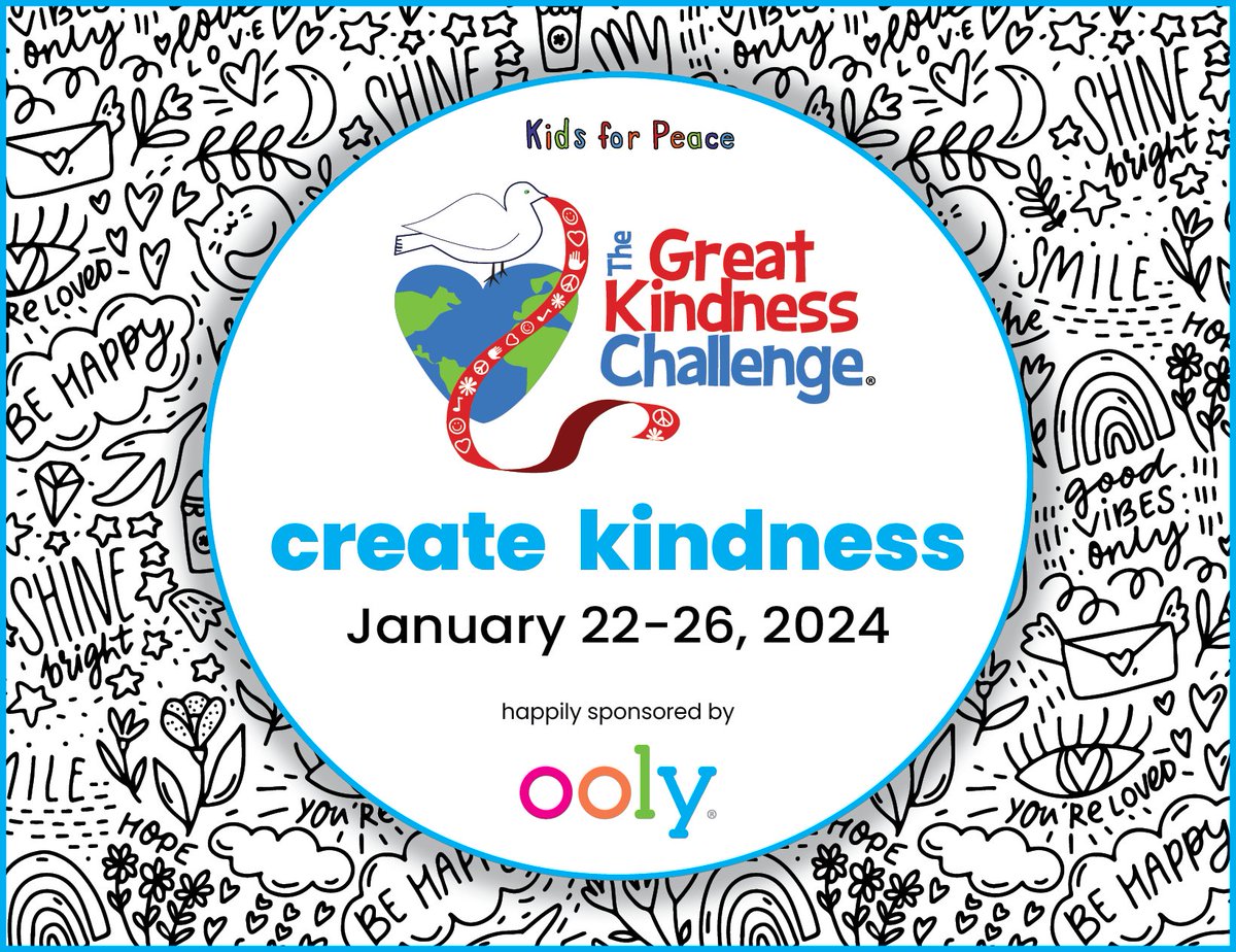 KidsforPeace's tweet photo. We're thrilled to announce our new partnership with our good friends at @weareooly - the folks who create the happiest art supplies around! As our presenting sponsor of The GKC, they'll help us spread good vibes & creativity to youth everywhere! ❤️🎉❤️
#OOLY #OOLYcreateyourhappy https://t.co/yzAhdPGyuR