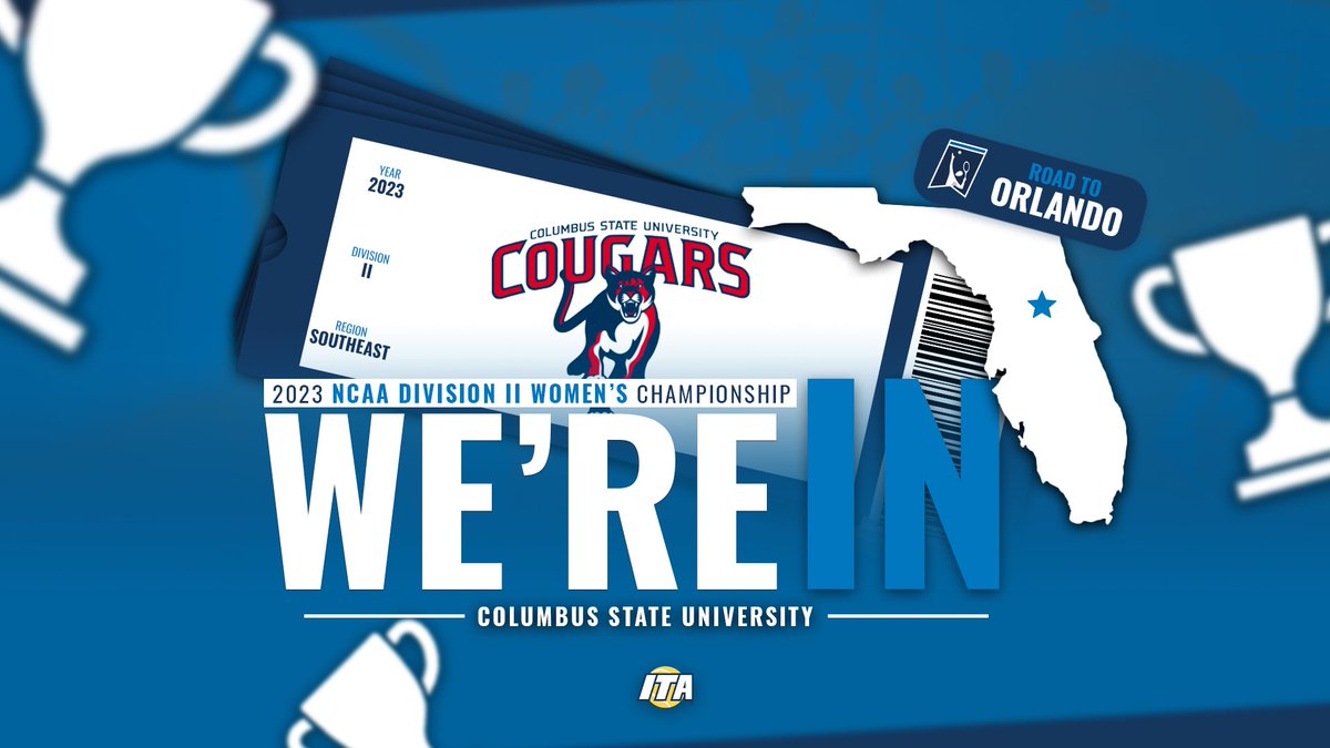 In The Final Sixteen 🏆 

Columbus State earns its spot in the 2023 NCAA Division II Women's National Tennis Championships in Orlando!       

#WeAreCollegeTennis | #NCAATennis