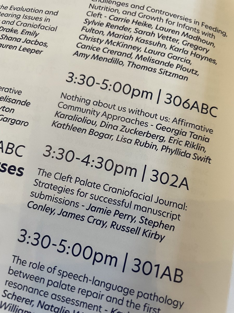 Excited to be joining these wonderful leaders in the #FacialDifference space for a panel at the @ACPAcares Annual Meeting <a href="/myfaceorg/">myFace</a> <a href="/kathleen_bogart/">Dr. Kathleen Bogart 🦓</a>