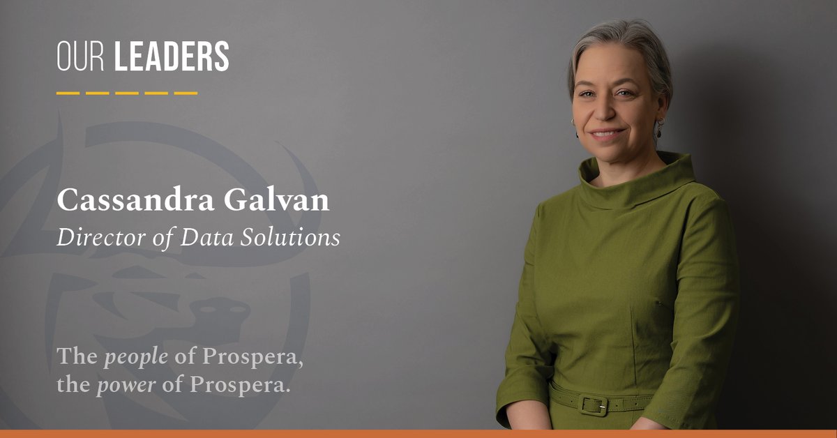 ProsperaFinSvcs's tweet photo. Cassandra Galvan, our Director of Data Solutions, sees the big picture. Cassandra applies her deep understanding of broker-dealer operations, compliance, and finance to systems and firm-wide projects.
#prosperalife https://t.co/cGGgVkEsjf