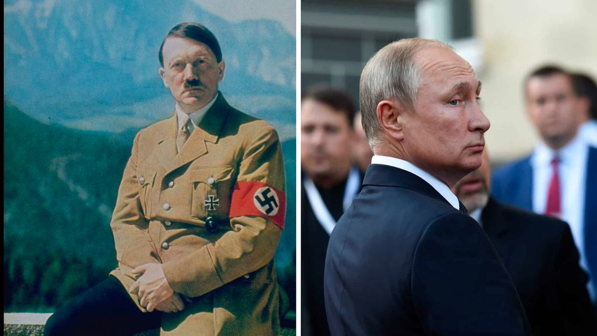 Not all tyrants are plucked from obscurity like Putin. Some, like Hitler, have relied on certain conditions in their rise to power. Paradoxically, while Putin did not come to power under conditions similar to Hitler's, he is creating them in Russia now

🧵Striking observations &gt;