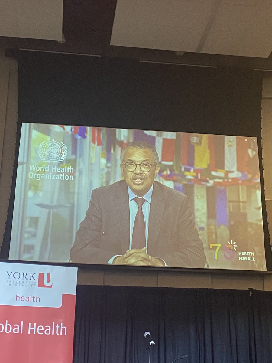 GHWHASIM's tweet photo. Thank you Dr. Tedros for your message! @DrTedros #GHWHASIM @Ahmadfiraskhali @YUGlobalHealth https://t.co/7vgnlvmv5W