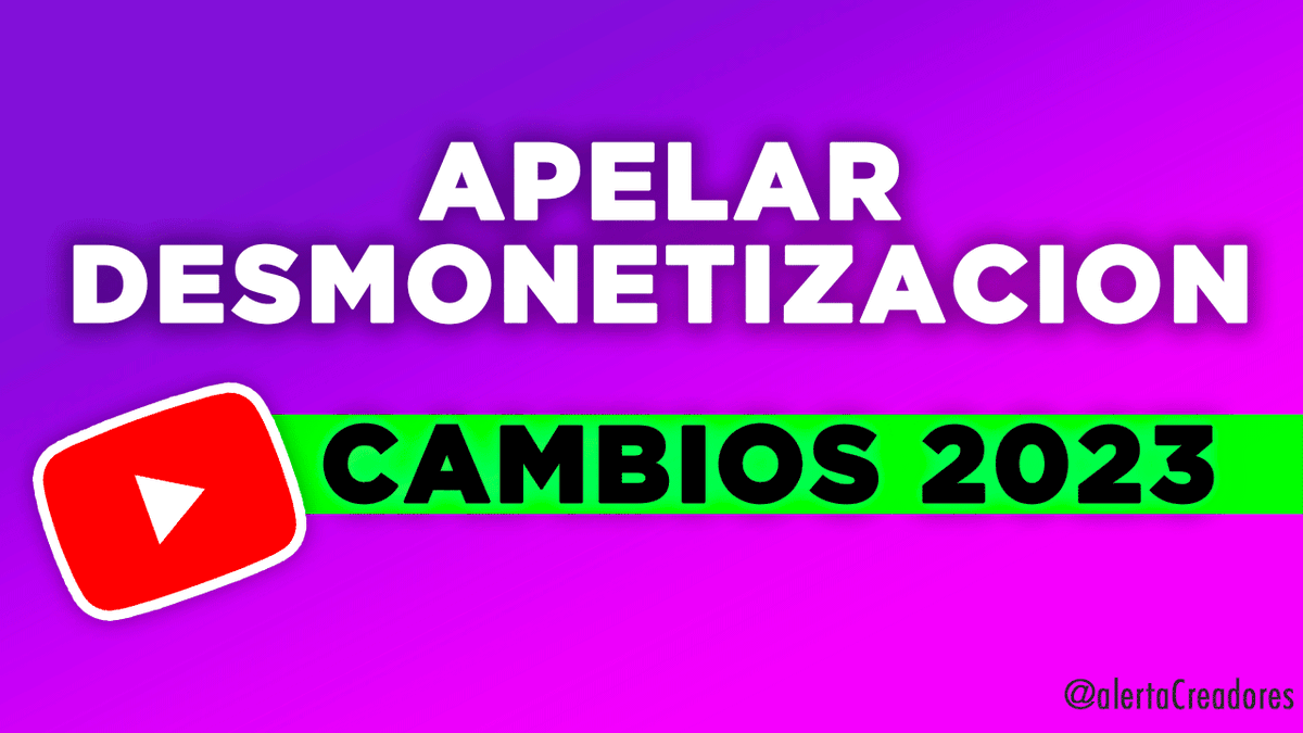 AlertaCreadores's tweet photo. #Youtubers Youtube hace algunos cambios en su proceso para la apelacion dde canales desmonetizados, veamos todo ello en el siguiente vídeo. ➡ https://t.co/hatt3lkXXa
#monetizar #desmonetizar #reutilizado #repetitivo #ayudayoutube https://t.co/2vJqn8i0RC