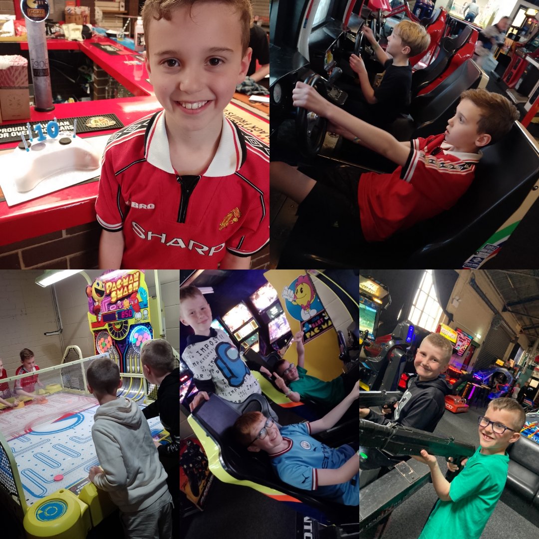 Thanks to <a href="/RetroDomeUK/">Retrodome</a> for another fantastic birthday party for the youngest Johnson. He and his friends had a brilliant time enjoying some retro gaming 🎮