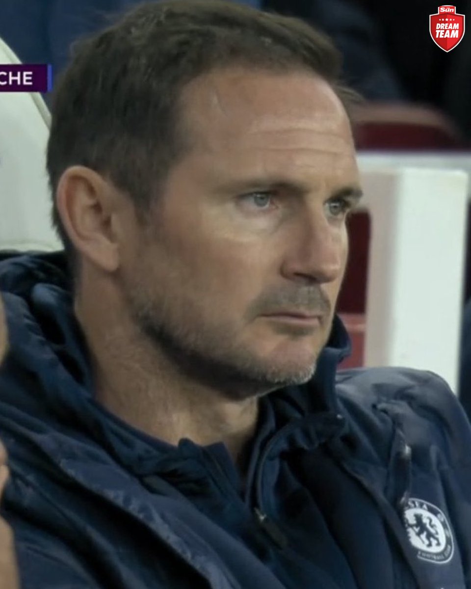 dreamteamfc's tweet photo. Frank Lampard is heading towards his 31st defeat in his last 41 games as a manager.

The face of a broken man. https://t.co/tSUgaIDJyM