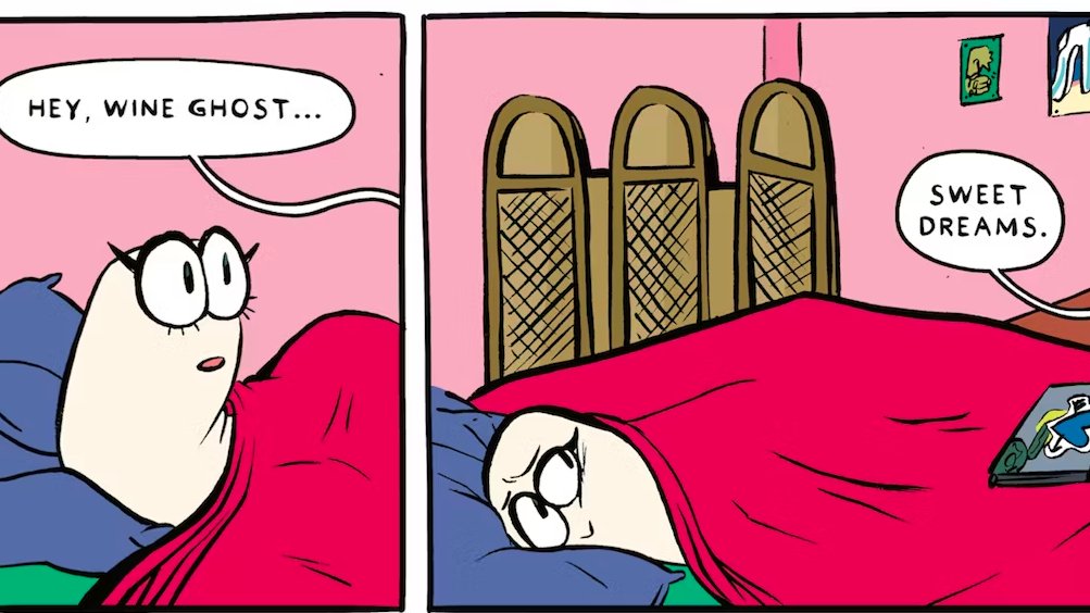 ironcircuscomix's tweet photo. .@SageCoffey has created comics for #TheNewYorker, #TheWashingtonPost, #TheNib, and worked on #Bugsnax! Now they spill the tea over at @CBR about #WineGhostGoesToHell.
https://t.co/eTt95DUmZ7 https://t.co/s8Cz2Ryly2