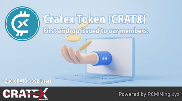 🔔We are very happy to announce first Cratex Token (CRATX) airdrop issued to our members.
* Second airdrop soon. Pls, register...

cratex.io/darkhak.php?pa…

🔥 Thanks to interaktifzeka.com
#BTC📷 #LTC #blockchain #cryptocurrency #crypto #masternodes #airdrop #giveaway