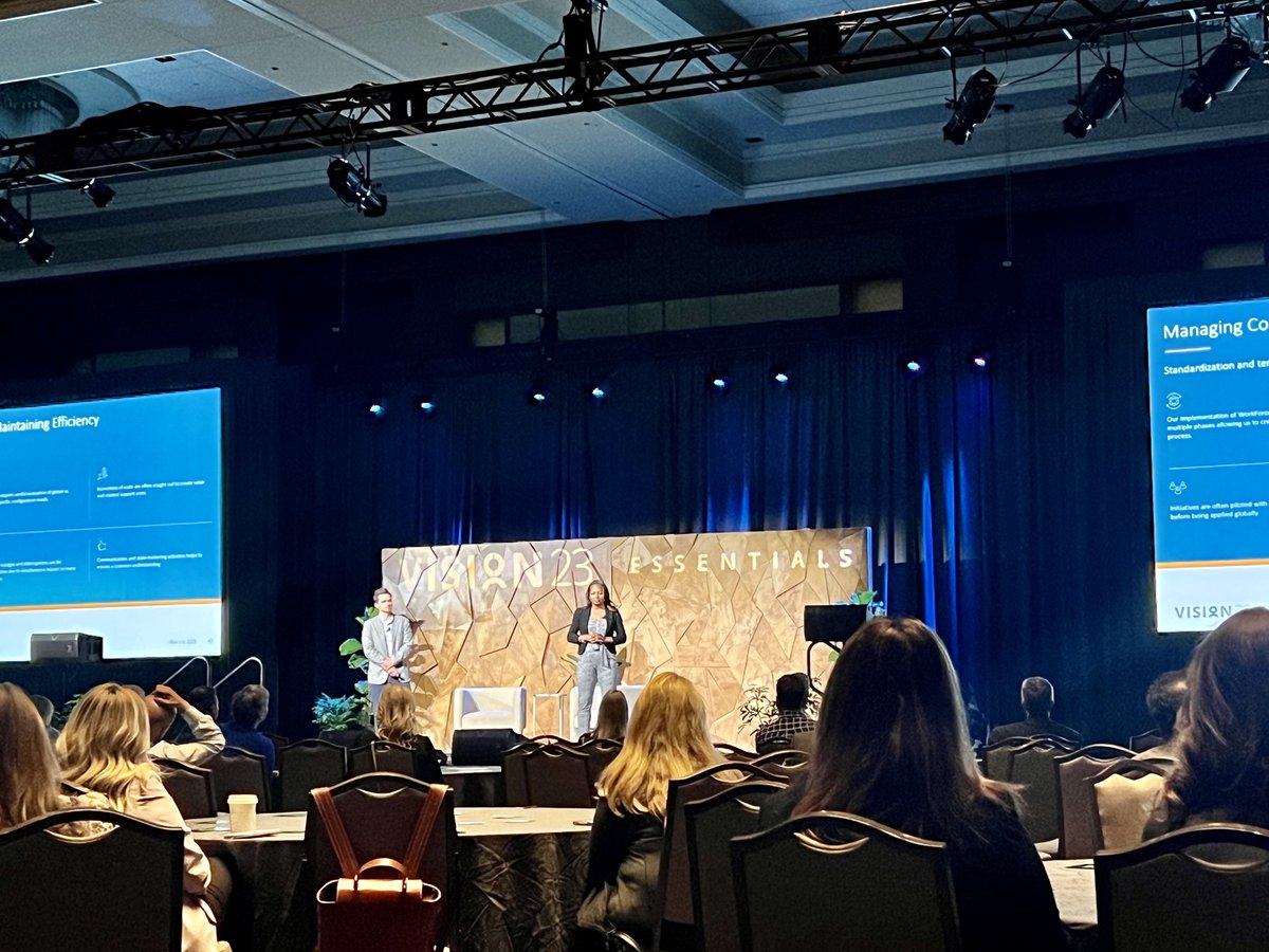 WorkForceSW's tweet image. We&apos;re back at the main stage with an incredible lineup of customer success stories. Many thanks to these customers for sharing their learnings and best practices! #WFSVISION23 #MakingWorkEasy