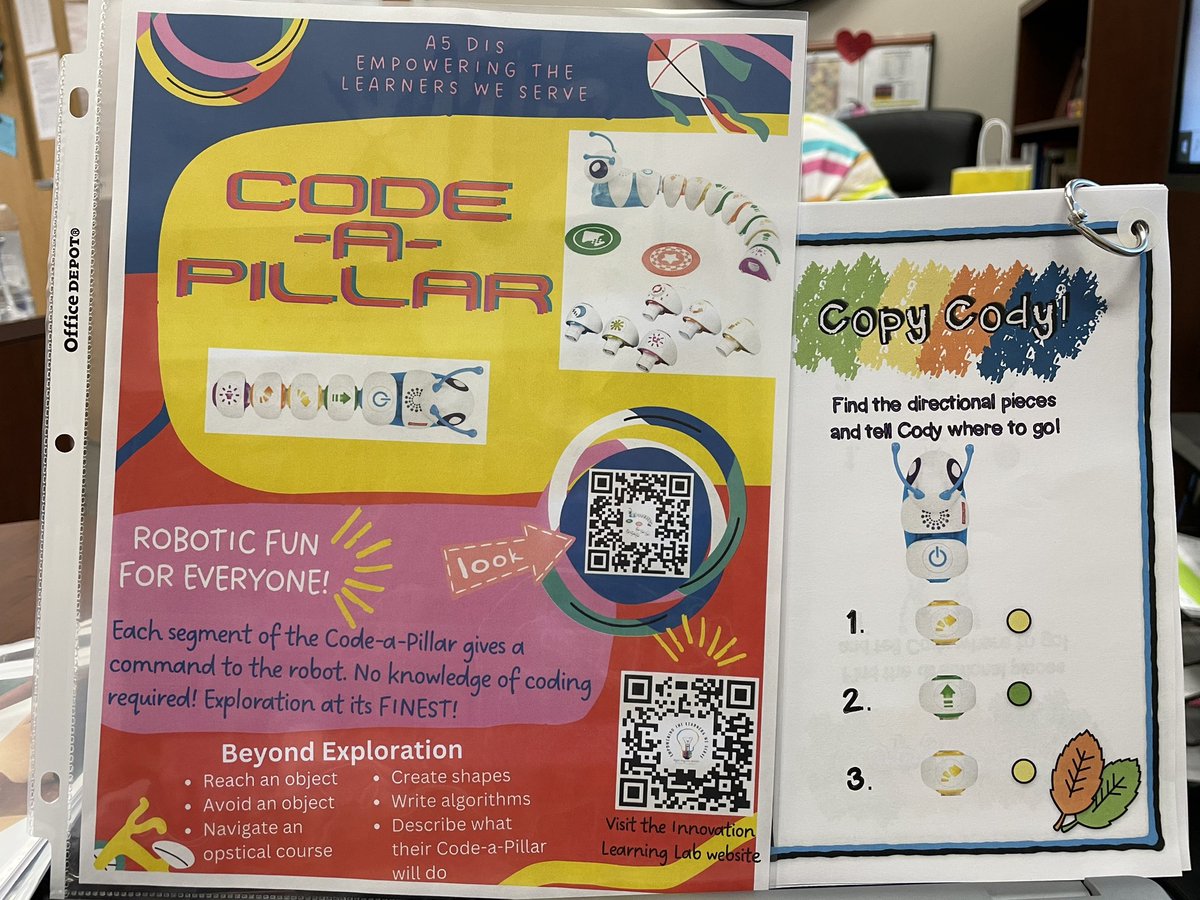 Mrs_EDarnell's tweet image. So excited to set up the #InnovationPlayground @ West Market next week! Can’t wait to share these amazing EdTech tools with some of my favorite teachers!
@BeebotCo @SpheroEdu @Ozobot @FisherPrice #codeapillar #indi #codeandgomouse
Flyers made w/ @canva
@a5disteam @AndersonFive