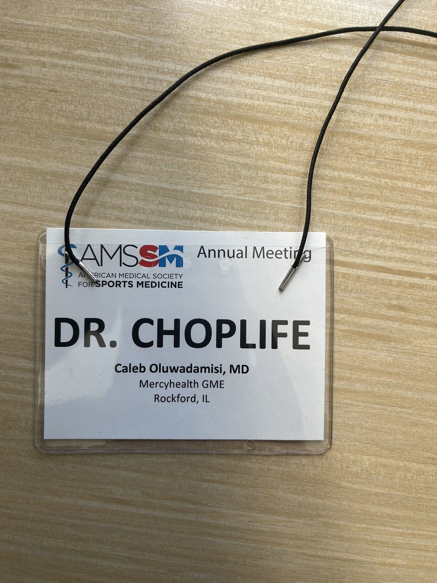 ChoplifeDoctor's tweet image. Had a great time with my poster presentation at #amssm2023 #SportsMedicine