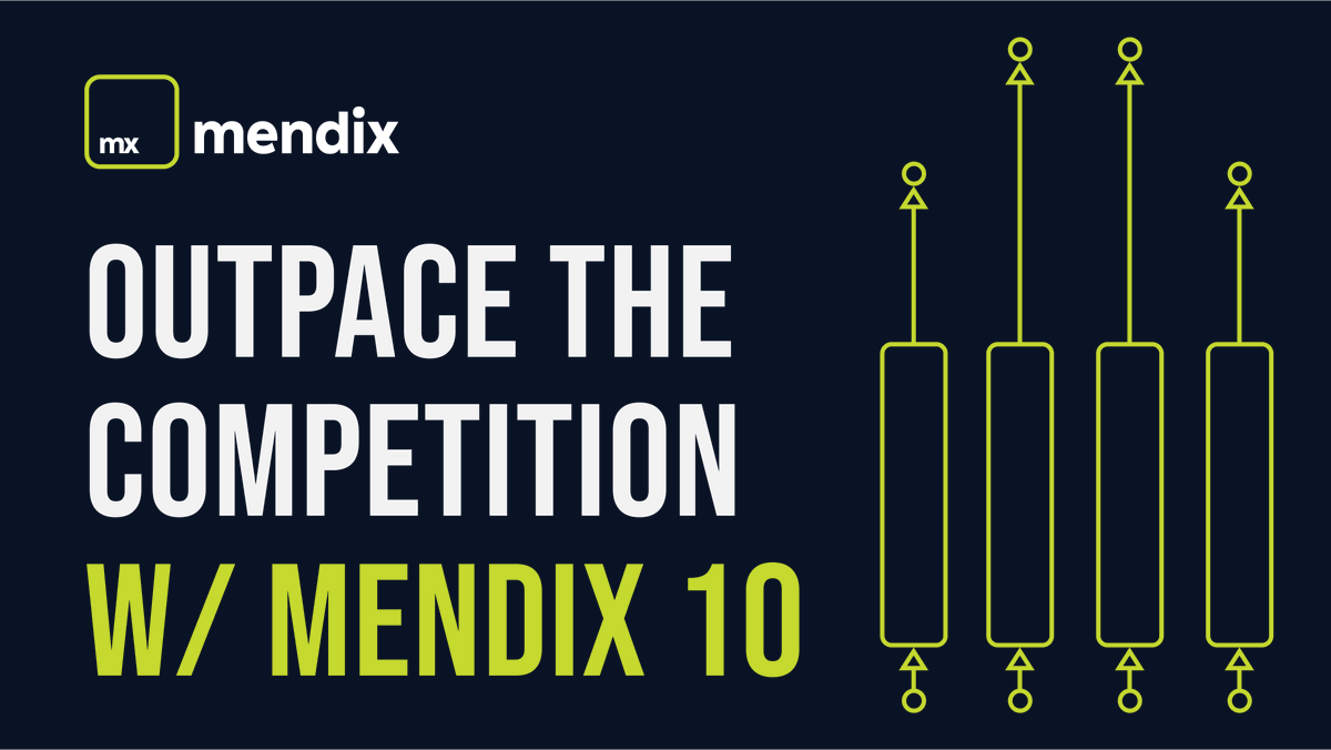 Mendix's tweet photo. With Mendix 10, we’re making it easier than ever to build smart apps that bring real business value. 

Join us in June to see first-hand how Mendix 10 + AI can help you outpace the competition. 

Save your seat today.

#Mendix #Mendix10 

https://t.co/FGAusDMbsO https://t.co/TosvaXxc7i