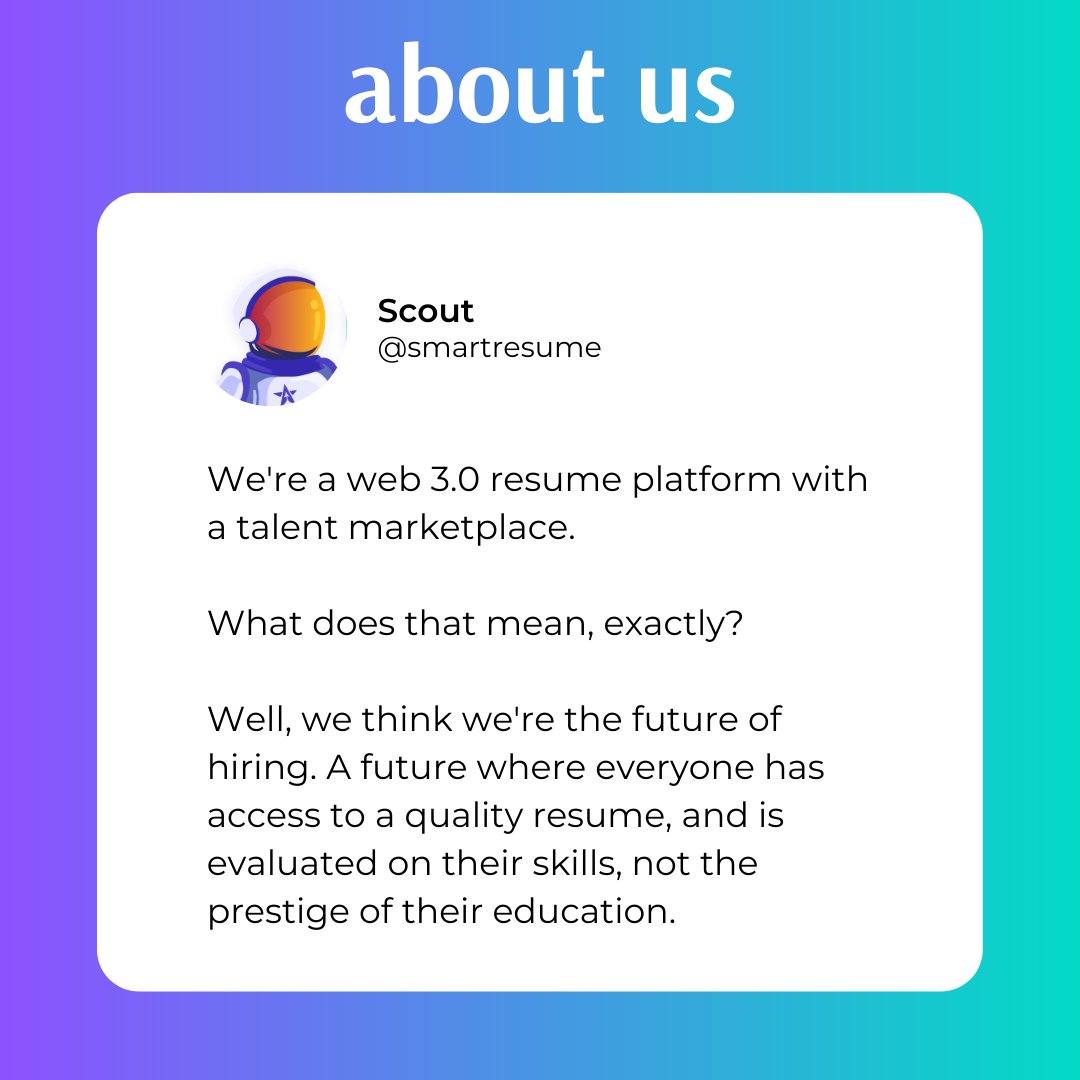 SmartResume tweet media