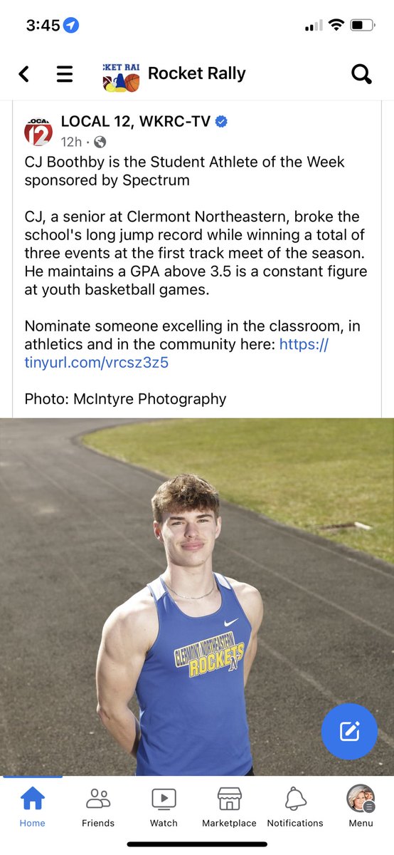 CNE Athletics tweet media