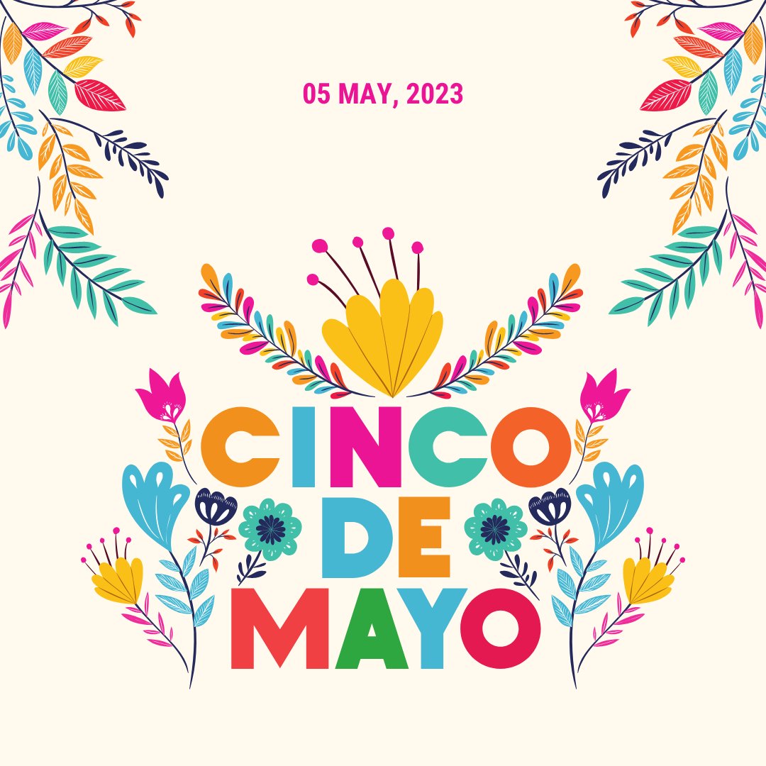 CoachRahti's tweet photo. Happy #CincoDeMayo! Cinco De Mayo is celebrated every year on May 5  to commemorate the victory of the Battle of Puebla in 1862. The day has become more popular in the US than in Mexico, and it commemorates Mexican culture in America. How are you celebrating? https://t.co/Xi1KS9ykDE