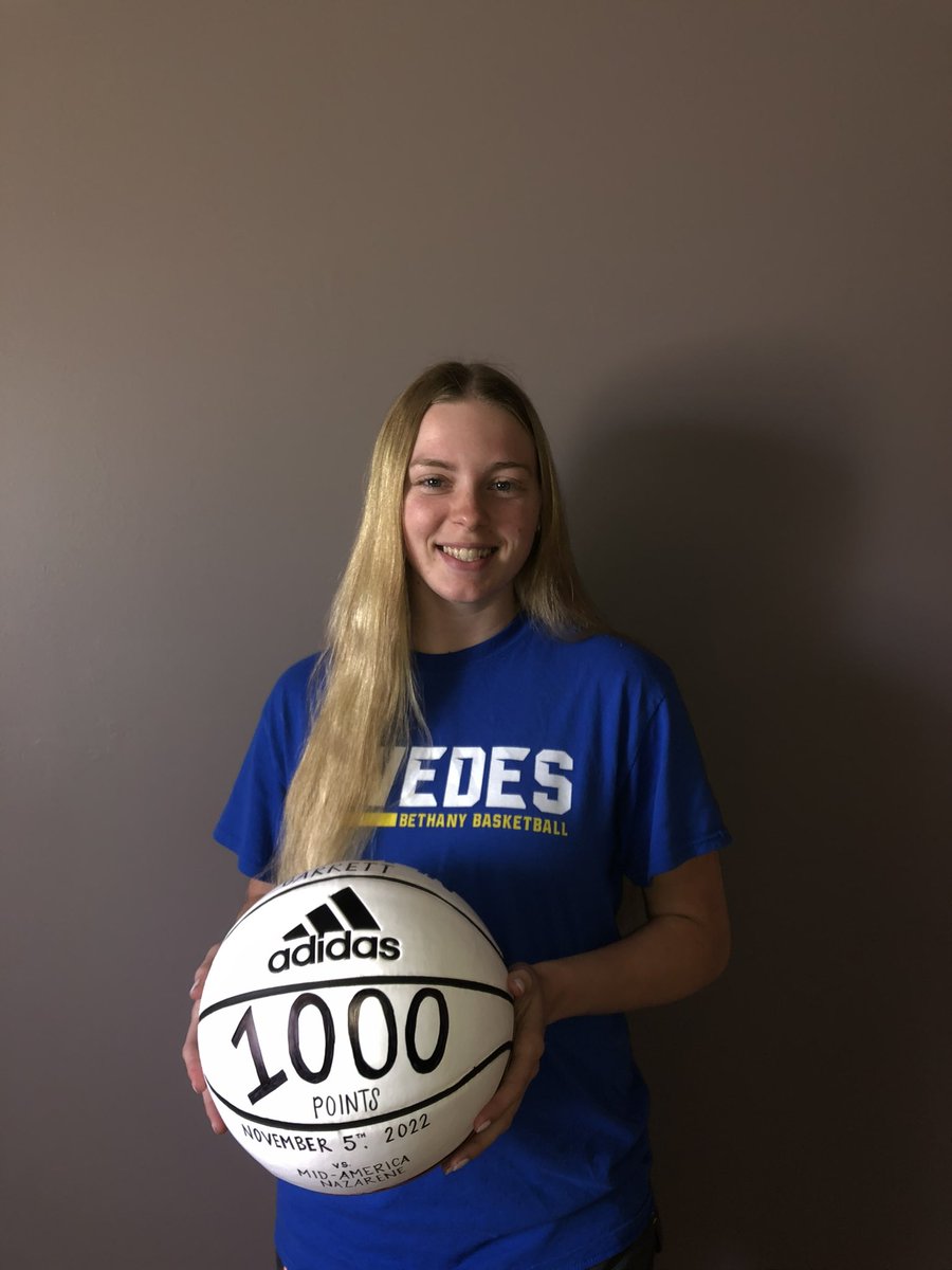 Both these ladies reached a huge milestone in their 4 year careers here at Bethany. They got their basketballs a little late but still wanted to recognize their achievement of reaching 1,000 career points scored! Congrats <a href="/hmferguson10/">Hannah</a> and <a href="/garrettau22/">Autumn G</a> ! We are so proud of you!
