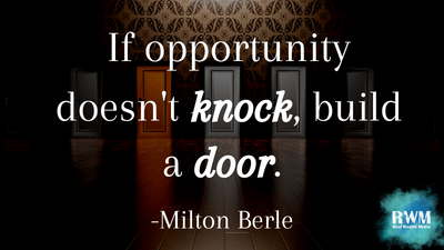 If you don’t see the door, make your own. Get started by listening to the motivational stories of entrepreneur, Bob Luddy! alrt.mx/PnLMQ
