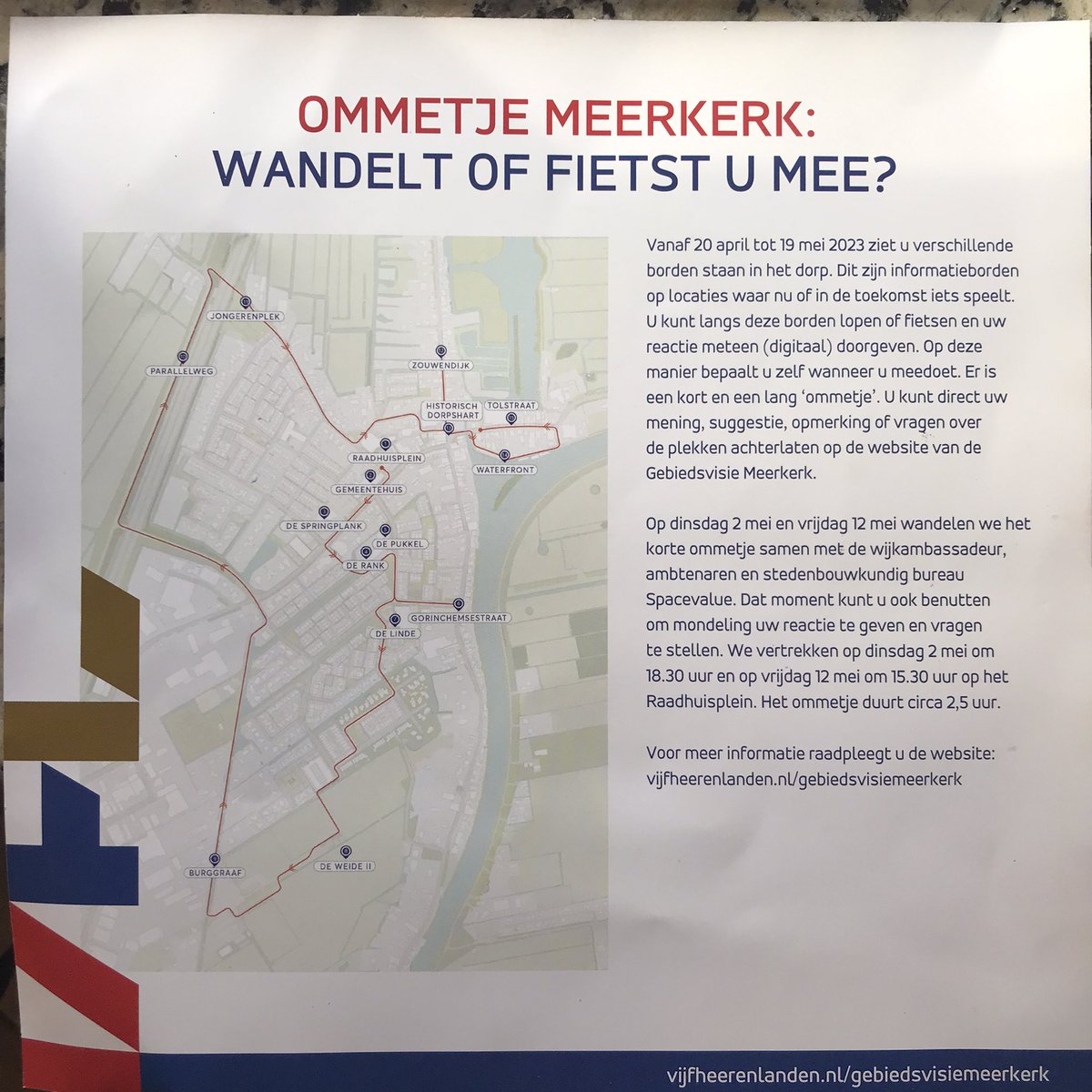 TheoSprong1963's tweet photo. Natuurlijk vanavond meegelopen met ‘Ommetje Meerkerk’ op uitnodiging van @5heerenlanden en nagedacht over Gebiedsvisie Meerkerk https://t.co/dtk2qdmHuN