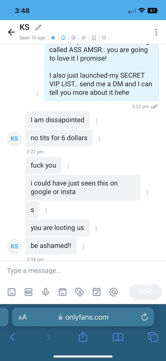 Holly Wolf on Twitter "Men on OnlyFans.. don’t be this asshole."