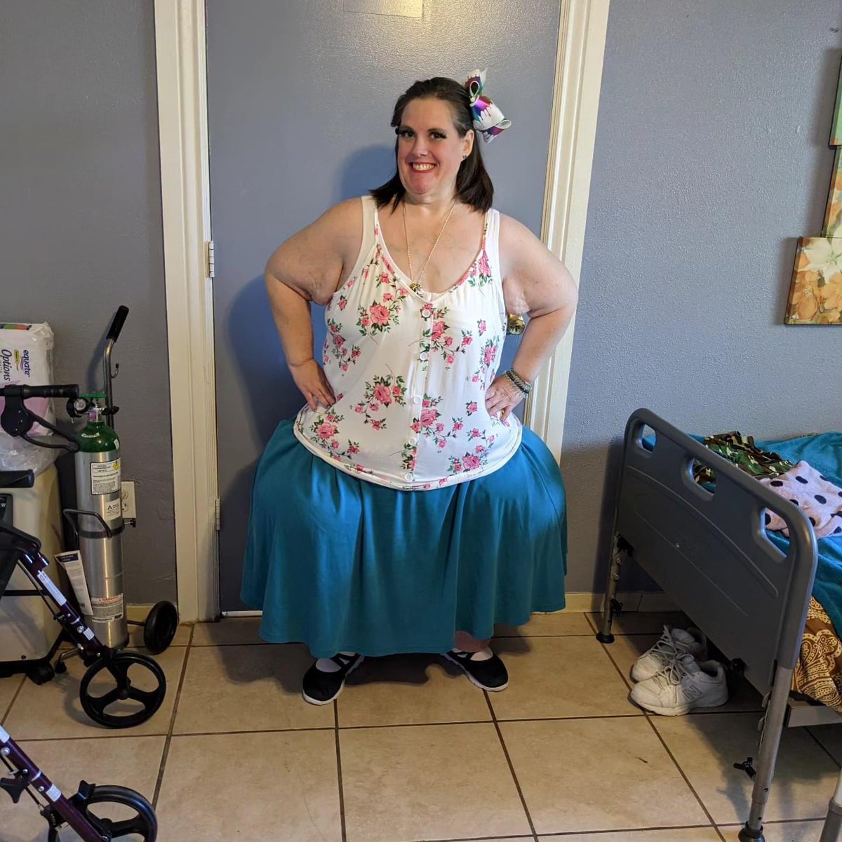 HalCranmer's tweet photo. Want a #carnivorediet testimonial. This is our assisted living resident in October 2022 and today! 

Barely able to walk in October.

200lbs lighter and walking around the block today! https://t.co/4WH2BSbV0A
