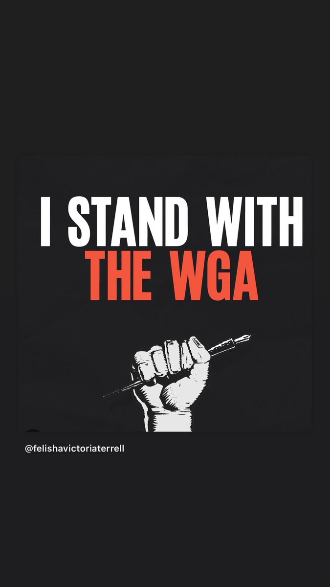 If you don’t stand stand for something..you’ll fall for anything. #SolidarityForever #WGA