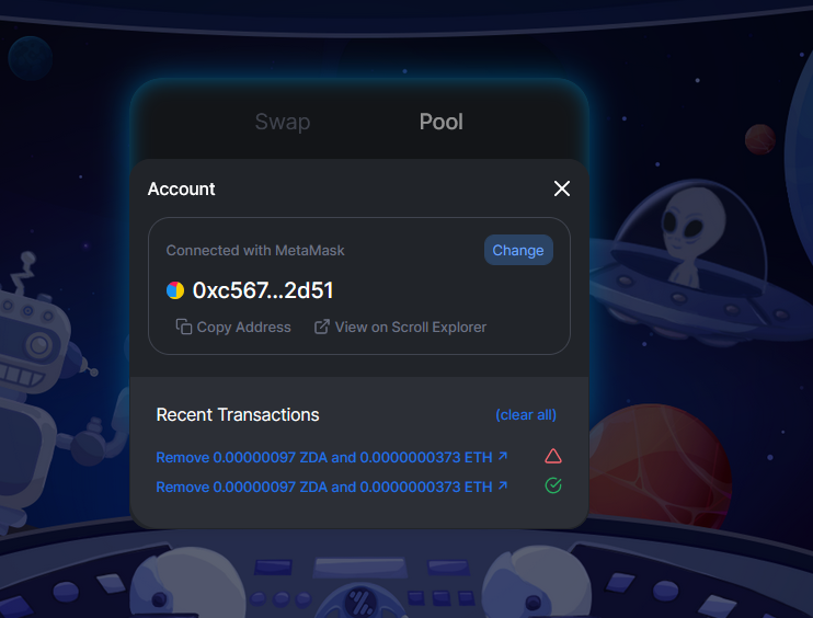 imbita847's tweet image. @ZadaFinance testnet
#zada #zadafiance